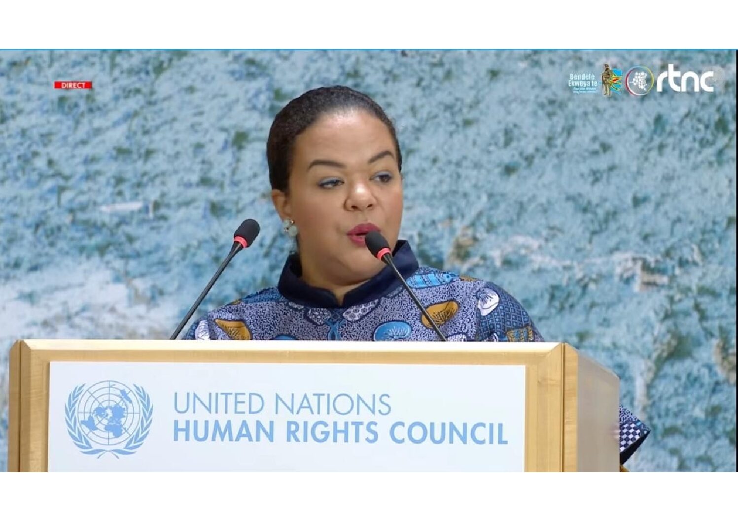 Genève : la RDC hausse le ton -Thérèse Kayikwamba Wagner internationalise la crise de l’Est et impose la question de la responsabilité