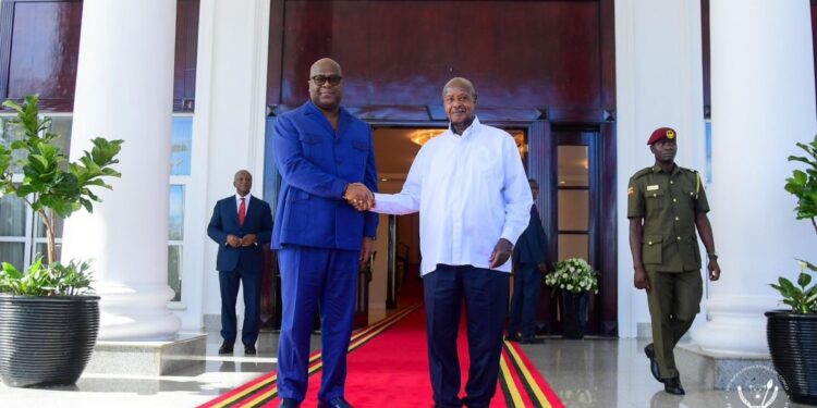 Tshisekedi-Museveni à Kampala : six accords signés, le pétrole du champ Albert en prime
