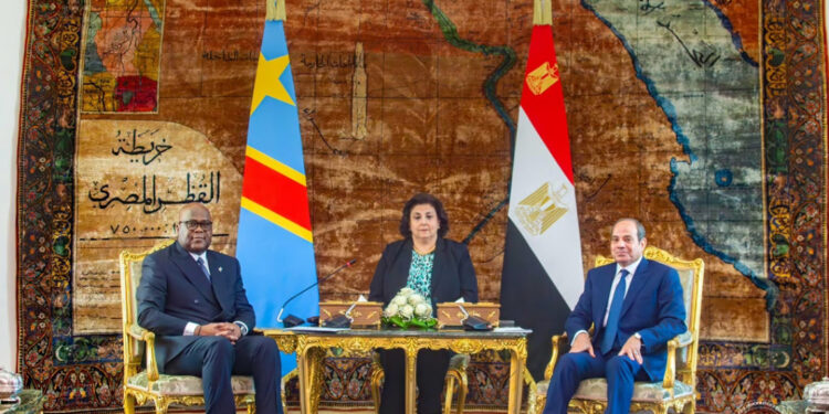 Tshisekedi en Egypte : visite de la Nouvelle Capitale Administrative et soutien du Caire à la souveraineté congolaise