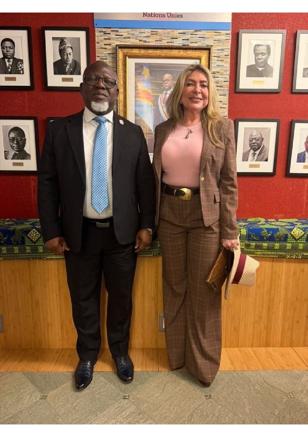 RDC : à New York, Zénon Mukongo Ngay porte la voix de la diplomatie congolaise auprès d’une candidate au secrétariat général de l’ONU