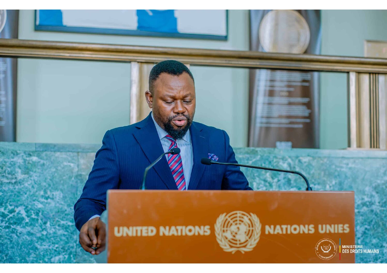 RDC–ONU : Samuel Mbemba Kabuya fait adopter sans vote une résolution pour renforcer les droits humains