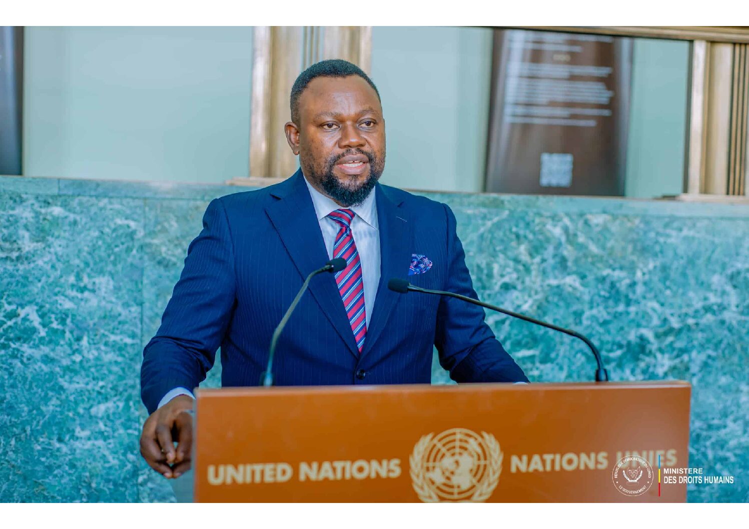 Genève : Le Ministre Samuel Mbemba Kabuya fait le compte rendu de son intervention devant le Conseil des droits de l’homme