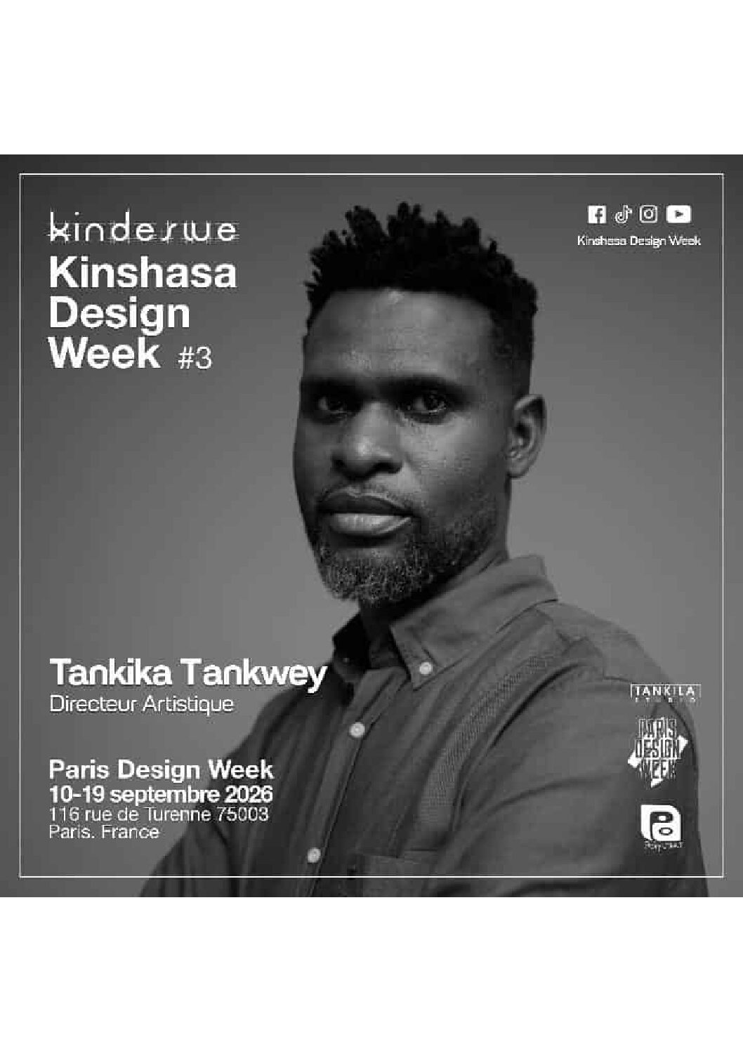 Design : Jean-Jacques Tankwey Mulut, dit « Tankila », porte la créativité congolaise à la Dutch Design Week 2026